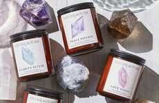 Crystal-Inspired Candles