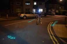 Laser Illumination Cycling Helmets