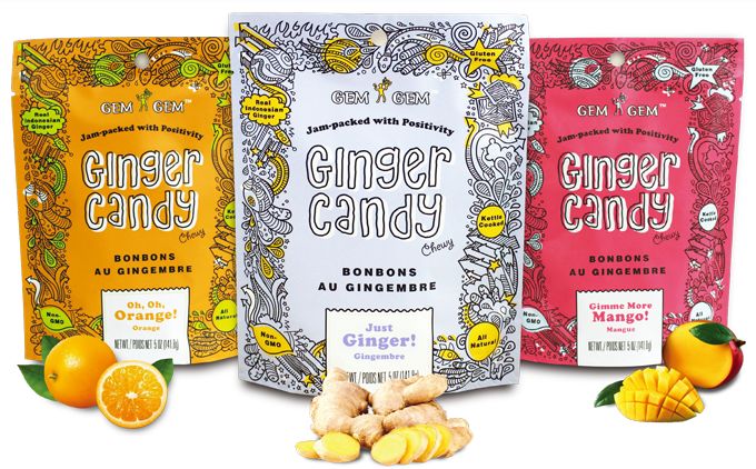 All-Natural Ginger Chews