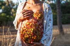 Botanical Baby Bump Photography