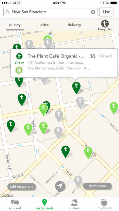 Specialty Diet Dining Apps