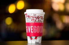 Festive Color-In Coffee Cups