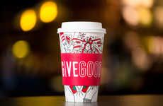 Festive Color-In Coffee Cups
