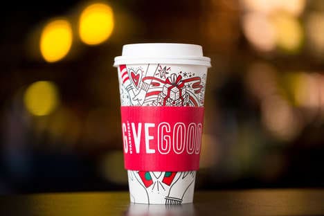 Festive Color-In Coffee Cups