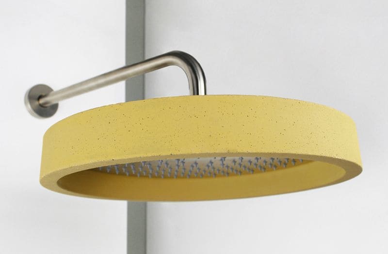 Chromatic Concrete Shower Heads