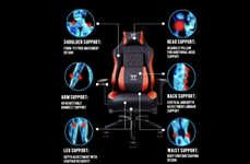 Enhanced Cooling Gaming Chairs