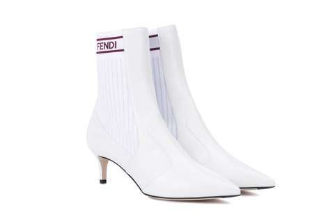 All-White Designer Hybrid Boots