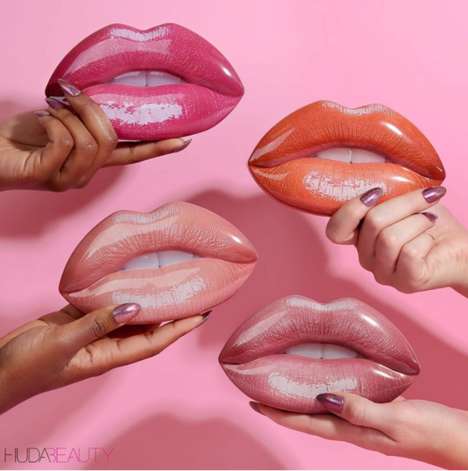 Pouty Lip-Shaped Makeup Sets