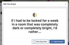Social Personality Pop-Ups