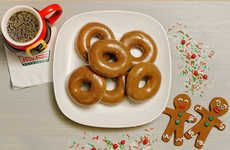 Gingerbread Glazed Donuts