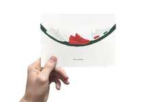 Humorous Shoe-Themed Holiday Cards