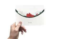 Humorous Shoe-Themed Holiday Cards