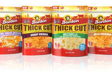 Thickly Shredded Packaged Cheeses