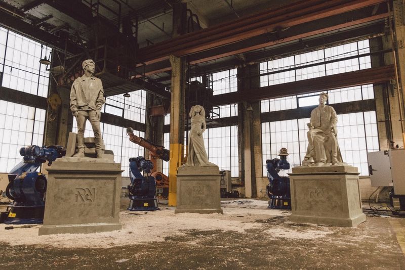 Hip Hop Artist Statues