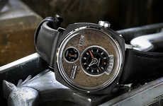 Salvaged Sports Car Timepieces