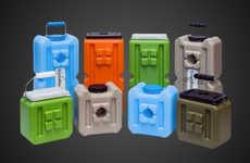 Stackable Emergency Sustenance Containers