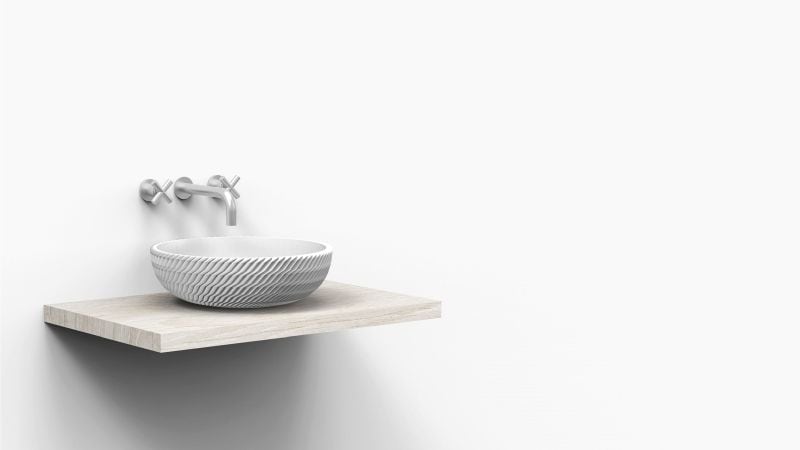 3D-Printed Sink Basins