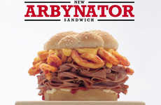 Curly Fry-Topped Burgers