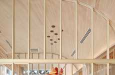 Curvy Wooden Restaurants