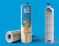 Measurement Milk Bottle Packaging Image 2