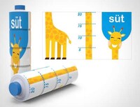 Measurement Milk Bottle Packaging Image 4