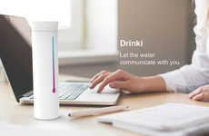 Temperature-Tracking Drink Containers