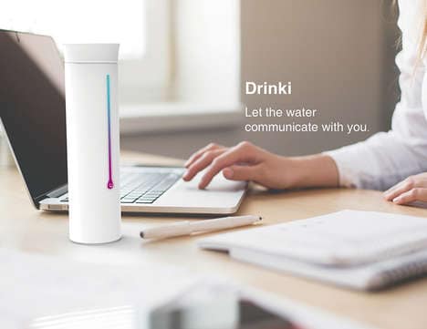 Temperature-Tracking Drink Containers