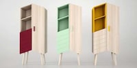 Angular Modernistic Storage Cabinets Image 2