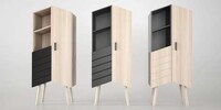 Angular Modernistic Storage Cabinets Image 5