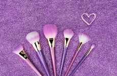 Glittery Makeup Brushes