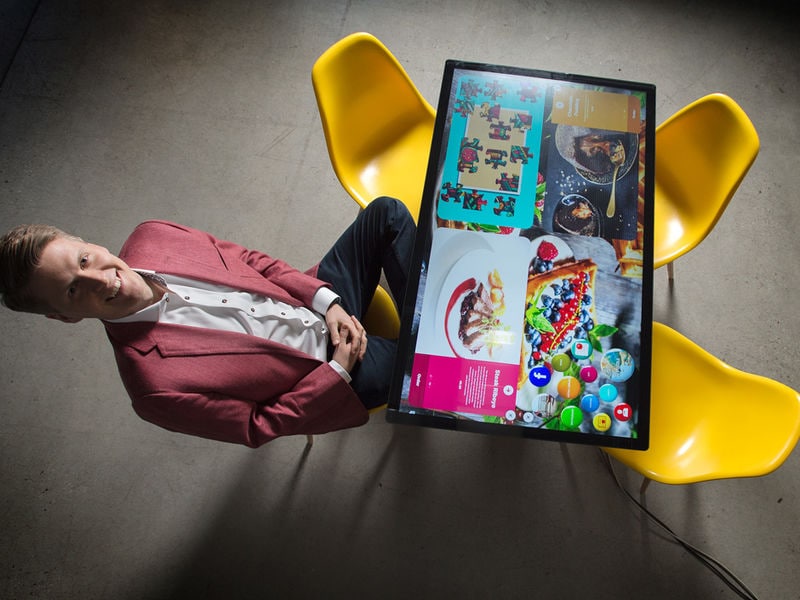 Interactive Touchscreen Dining Tables