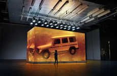 Amber-Encased Luxury Trucks