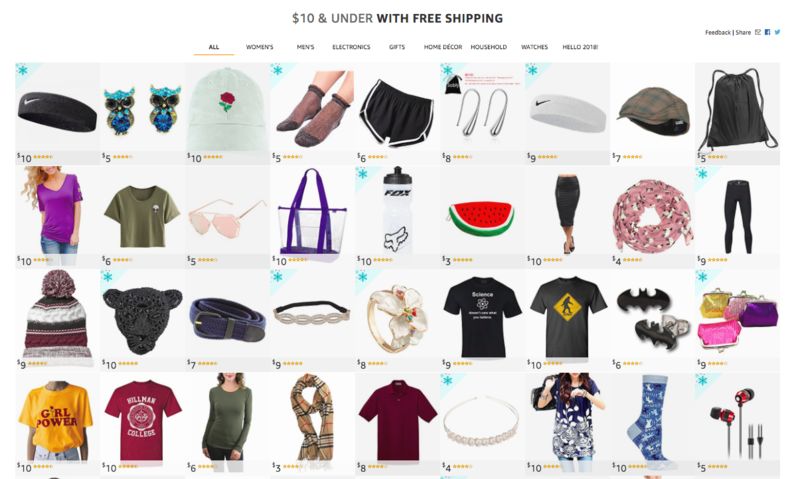 eCommerce Bargain Shops