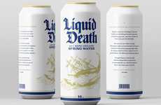 Edgy Spring Water Branding