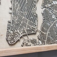 Minimalist Wooden Maps Image 3