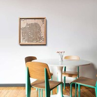 Minimalist Wooden Maps Image 6
