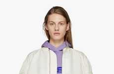 Cream-Colored Designer Bombers