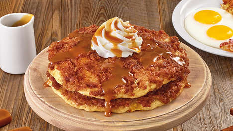 Crunchy Caramel Pancake Dishes