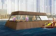 Floating Water-Based Food Stands