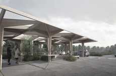 Tree-Shaped Car-Charging Stations
