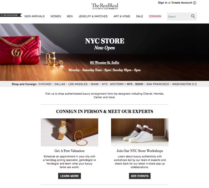 Experiential Consignment Shops