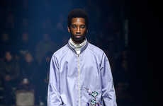 Vibrant Floral-Embroidered Fashion