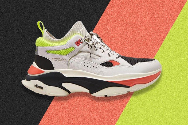 Nostalgic Neon-Colored Sneakers