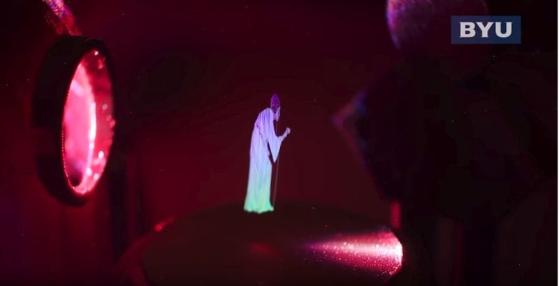 Interactive 3D Hologram Projectors