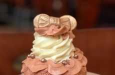 Rose Gold Disney Cupcakes
