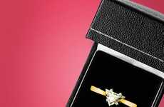 Chip-Inspired Diamond Rings