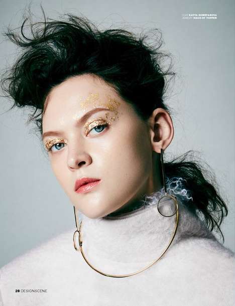 Gold-Speckled Beauty Portraits