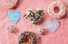 Romantic Donut Shop Menus