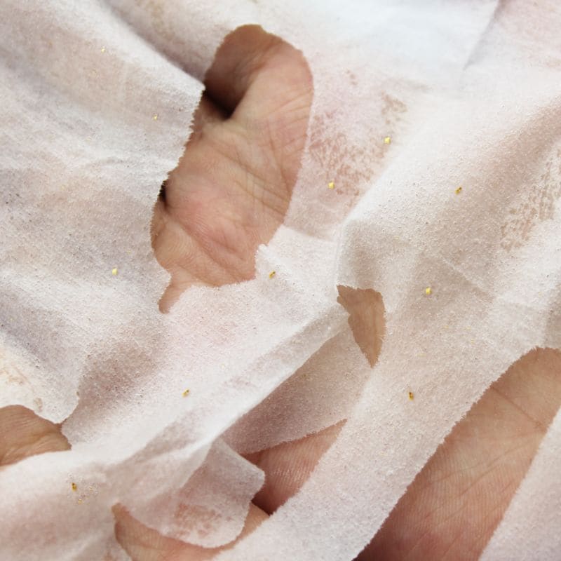 Gold-Flecked Sheet Masks