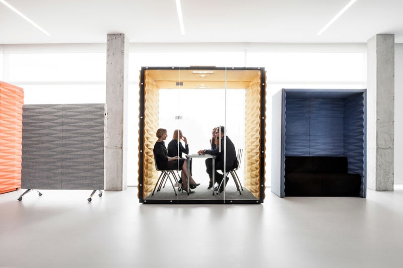 Soundproof Office Pods